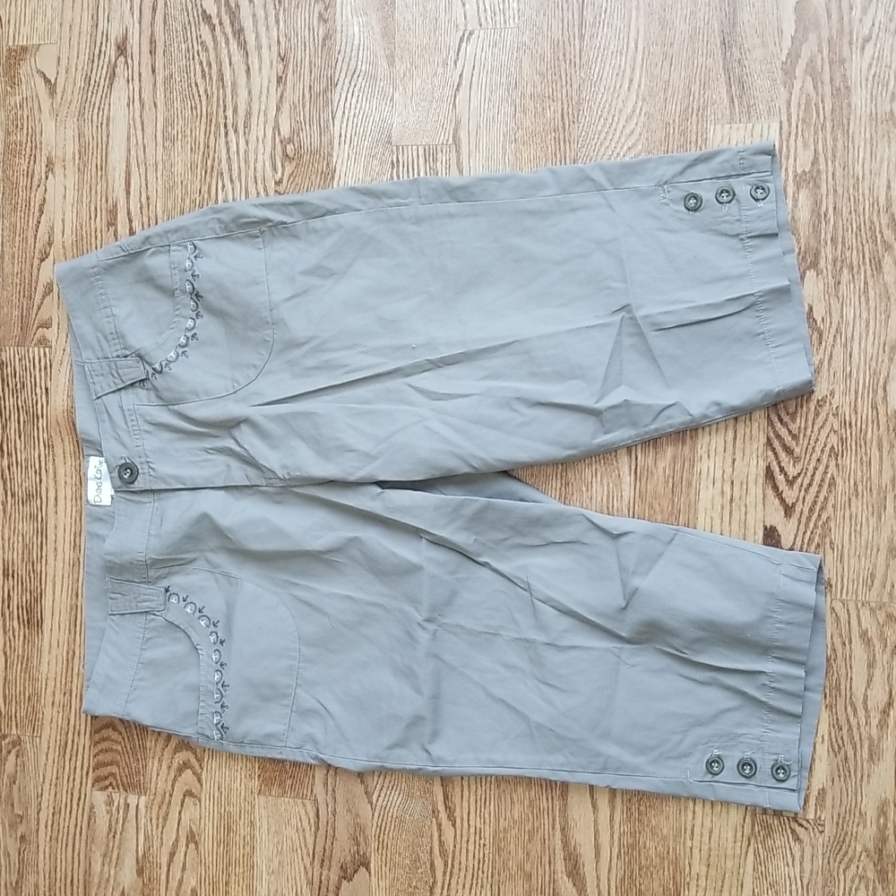 (XL)Diana Karine 100% Cotton Embroidered Bermuda Shorts Classy Vacation Athletic
